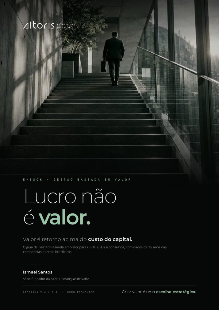 Capa do e-book Lucro não é valor