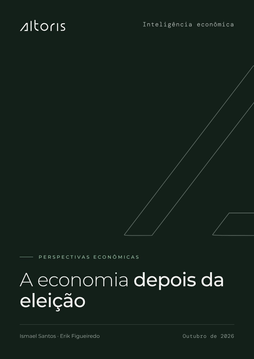 Capa do estudo A economia depois da eleição