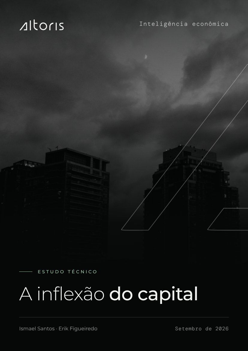 Capa do estudo A inflexão do capital