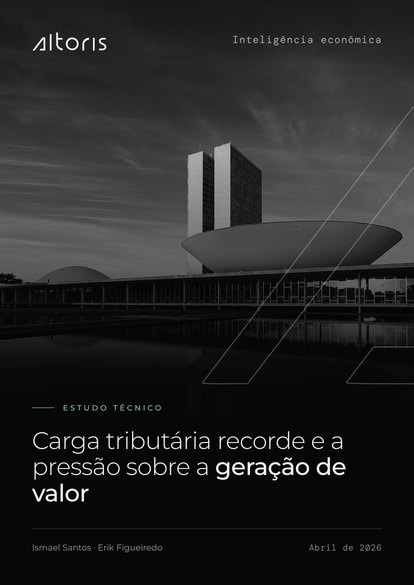Capa do estudo Carga tributária recorde e a pressão sobre a geração de valor