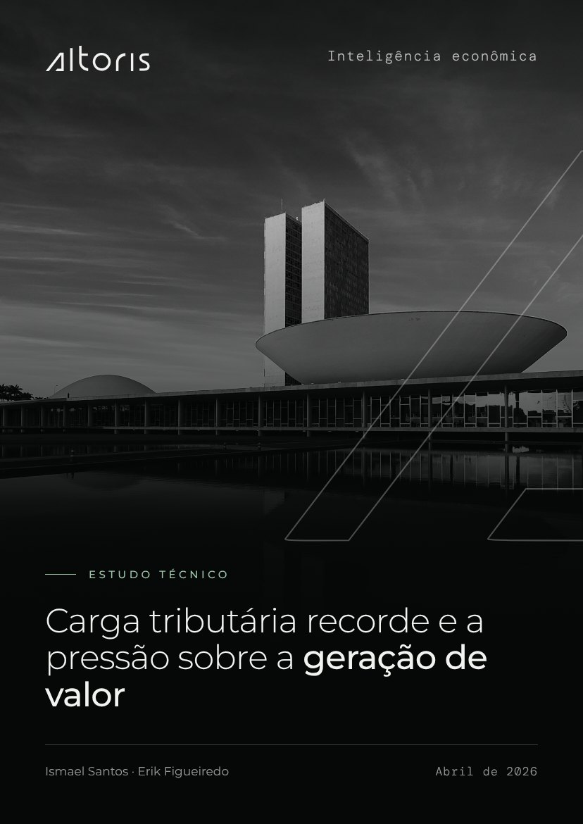 Capa do estudo Carga tributária recorde e a pressão sobre a geração de valor