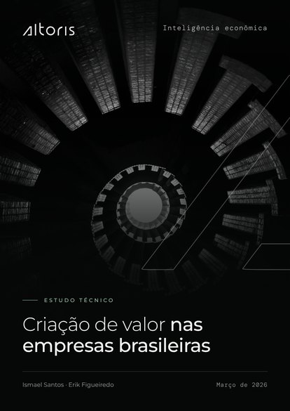 Capa do estudo Criação de valor nas empresas brasileiras