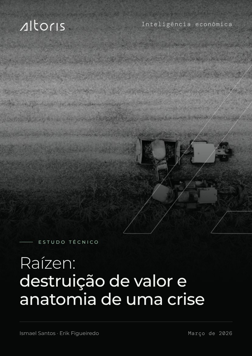 Capa do estudo Raízen: destruição de valor e anatomia de uma crise